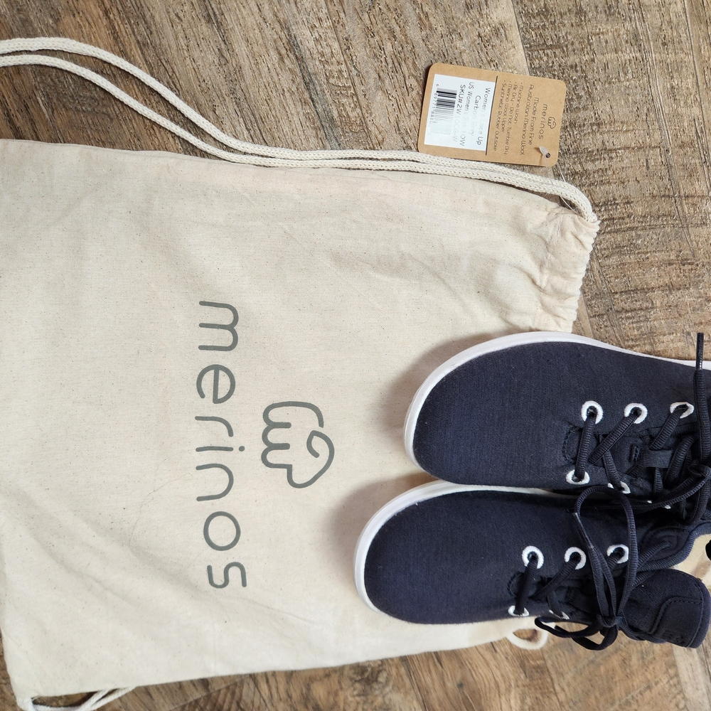 Only Worn A Few Times Women's Merino Wool Charcoal Sneakers